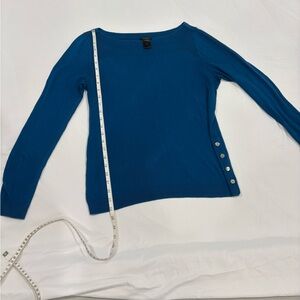 Ann Taylor Blue Crew Neck Sweater